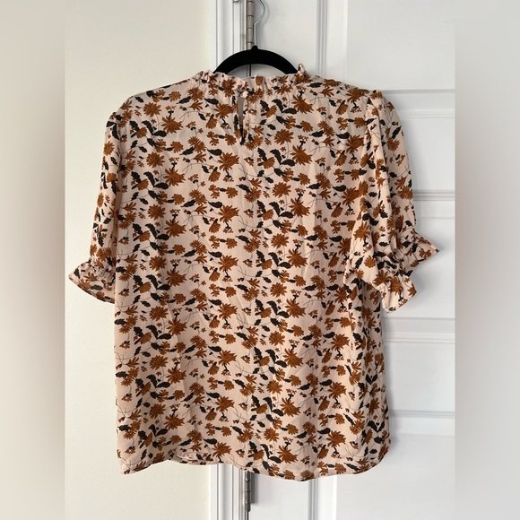 Women’s Floral Print Blouse sz M - Picture 3 of 4